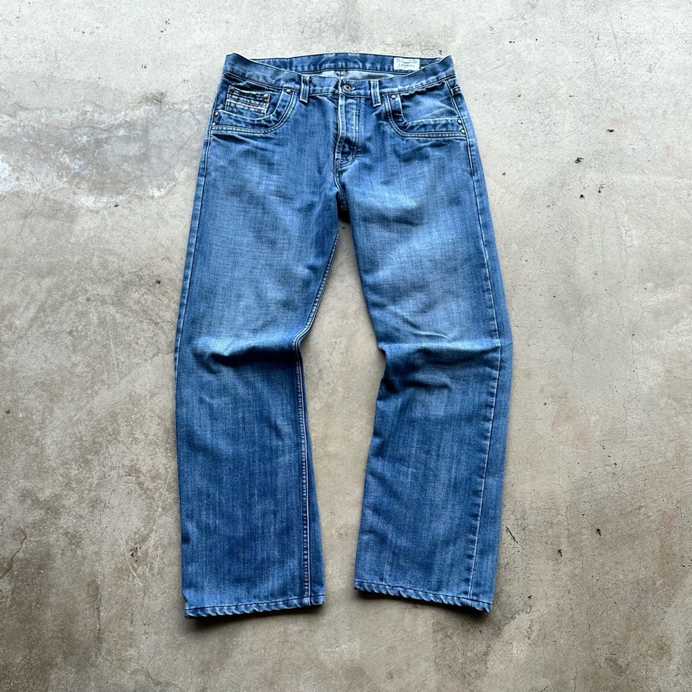 Diesel Men's Straight Jeans - Medium Blue Wash